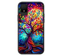 RWUTYTIUL Case for TCL Ion Z/A30/A3 5.5", Full Body Fit Ultra Thin Flexible Soft TPU Shockproof Protective Phone Cover for Women Men, Moon Art Tree