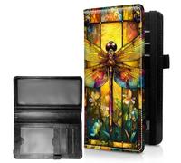 RWUTYTIUL Check Register Covers for Personal Checkbook Women & Men, Large Capacity Leather Check Book Cover with Pen Holder Organizer Ladies Card Wallet w/RFID Blocking, Sunflower Baby Cow, Retro