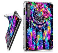 RWUTYTIUL for 6.13" Onyx Boox Palma 2/Boox Palma ePaper Clear Tablet Case, Transparent Shockproof Protective Shell Lightweight TPU Accessories Cover Women Man, Artistic Dreamcatcher