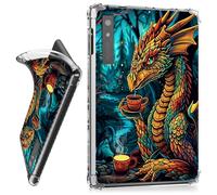 RWUTYTIUL for 6.13" Onyx Boox Palma 2/Boox Palma ePaper Clear Tablet Case, Transparent Shockproof Protective Shell Lightweight TPU Accessories Cover Women Man, Baby Dragon