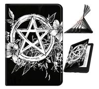 RWUTYTIUL for 7" Kindle Paperwhite 6 12th Gen 2024 & Kindle Colorsoft Signature Edition Case, Shockproof Smart Protective Multi-Angle Viewing Cover for Women Men with Auto Sleep/Wake, Flowers Dream