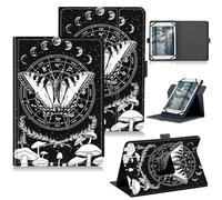 RWUTYTIUL for Google Pixel Tablet 11 Inch 2023 Release Universal Tablet Case, 360 Degree Rotating Kickstand Protective Stand Case with Multiple Viewing PU Leather Shell Case, Art Butterfly
