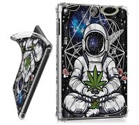 RWUTYTIUL for iPad 10.2 Inch Case iPad 9th/8th/7th Generation 2021/2020/2019 Clear Tablet Case, Transparent Shockproof Protective Shell Lightweight TPU Case for iPad 10.2, Planet Man