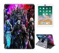 RWUTYTIUL for iPad 10th Generation 10.9 Inch 2022 Cover iPad (A16) 11th Generation 11 Inch 2025 Tablet Case, 360 Degree Rotating Shockproof Protective Stand Case for Women Man, Night Warriors