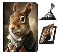 RWUTYTIUL for iPad 6th 5th Generation (9.7 Inch, 2018/2017)/iPad Air 2 Case, Shockproof Smart Protective Multi-Angle Viewing Tablet Cover for Women Men with Auto Sleep/Wake, Squirrel