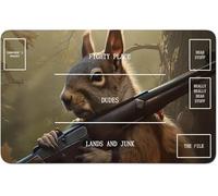 RWUTYTIUL for MTG Card Playmat 24 X 14 Inch with B Zone, Stitched Play Mat for Commander Board TCG RPG CCG Game Desktop Tablet Mouse Pad for Playing Accessories, Mouse