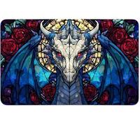RWUTYTIUL for MTG Card Playmat 24 X 14 Inch with No Zone, Stitched Play Mat for Commander Board TCG RPG CCG Game Desktop Tablet Mouse Pad for Playing Accessories, Glass Faucet