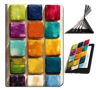 RWUTYTIUL for Samsung Galaxy Tab A 8.4" 2020 (SM-T307) Case, Shockproof Smart Protective Multi-Angle Viewing Tablet Cover for Women Men with Auto Sleep/Wake, Watercolor Paint