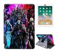 RWUTYTIUL for Samsung Galaxy Tab A7 10.4" 2022/2020 (T503/T509/T500/T505/T507) Tablet Case, 360 Degree Rotating Shockproof Protective Stand Case for Women Man, Night Warriors