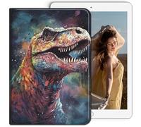 RWUTYTIUL for Samsung Galaxy Tab A7 10.4 Inch 2020/2022 Tablet Case, Multi-Angle Viewing Shockproof Smart Protective Case for Galaxy Tab A7 10.4" SM-T509 T500 T503 T505 T507, Dinosaur