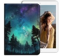 RWUTYTIUL for Samsung Galaxy Tab A7 10.4 Inch 2020/2022 Tablet Case, Multi-Angle Viewing Shockproof Smart Protective Case for Galaxy Tab A7 10.4" SM-T509 T500 T503 T505 T507, Sky Forest