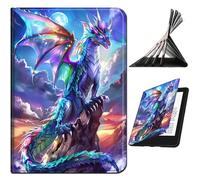 RWUTYTIUL for Samsung Galaxy Tab A8 10.5" 2022 Model (SM-X200/X205/X207) Case, Shockproof Smart Protective Multi-Angle Viewing Tablet Cover for Women Men with Auto Sleep/Wake, Galaxy Dragon