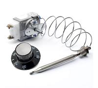 RX-1-36 Thermostat for Fryer 1/4" Mpt Stuff Box, 60125401 Thermostat for Deep Fryer compatible with Pitco 60125401 fit for Royal Range 3113, Fryer Thermostat 200-400F