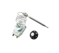 RX-2-24 Thermostat for Deep Fryer（with Knob),3/8" Male Pipe Thread Stuff Box，Replacement for Robertshaw 5300-402，RX-10-24 Millivolt Thermostat 00-913153 Compatible with Adcraft RX-2-24 Fryer 200-400F