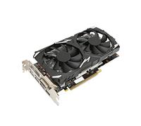 RX 580 Gaming Graphics Card, 8GB GDDR5 Desktop Computer Graphics Card, 4K 60Hz PCIE 3.0 3 DP DVI 256bit 1284MHz for Ellesmere 14nm, Dual Fan Integrated Cooling Module