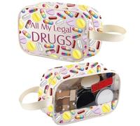 RX Lainey Wilson merchandiseper Pouch All My Legal Drug Medicine Case Medication Organization Pill Prescription Bag Pharmacy (Drugs tm2)