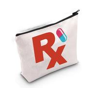 RX Medicine Travel Bag Pharmacist Pouch RX Graduation Gift Thank You Gift First Aid Team Pharmacy Technician Medicine Bag (RX Makeup Bag 3UK)