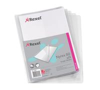 Rexel Nyrex Single Wallets A4 Clear (25)