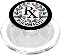 RX Pharmacist Floral Wreath Medicine PopSockets PopGrip for MagSafe