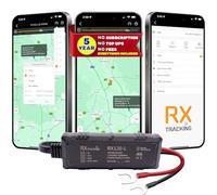 RX Tracking 5 Year 4G/2G Wired GPS Tracker, No Subscription, No Monthly Fee, 12/24V Easy Install, Car Van Motorbike Caravan Motorhome, All-Inclusive Prepaid SIM + Data, UK Company & Support