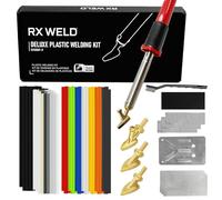 RX Weld Deluxe Plastic Welding Kit, 100W Welder Repair Kit for Automotive Car Bumper