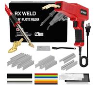 RX Weld Plastic Welder, 2 in 1 Welding Kit Repair Welder Kit 1000PCS Hot Stapler for Car Bumper Cracks, Kayaks, Plastic Toys, Patent Number D1052628