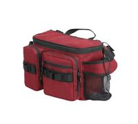 RX1911 Fishing Waist Bag Designed For Fast-Paced Trips With Smooth-Zip U-Opening And Logical Layout For Gear Efficiency(large Red)