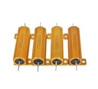 RX24 50W Aluminum Power Metal Shell Case Wirewound Resistor 0.1 0.2 0.22 0.25 0.33 0.4 0.5 0.6 0.8 1 1.5 1.6 2 2.2 2.5 3 R Ohm BIANMTSW(RX24 50W 150K 1pcs)