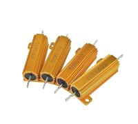 RX24 50W Aluminum Power Metal Shell Case Wirewound Resistor 3.3 4 4.7 5 6 7 8 9 10 12 15 18 20 22 25 30 33 40 47 50 51 60 R Ohm IDGTTLDF(RX24 50W 250R 1pcs)