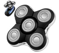 RX7 Replacement Head Blades Compatible with Remington RX7 Head Shaver XR1600 XR7100 XR7120, 5 Dual Track Floating Shaver Heads for Bald Head Shavers for Men, Wet and Dry Use