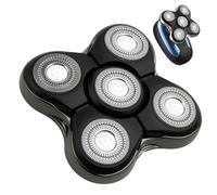 RX7 Shaver Replacement Heads for Remington Balder XR1600/ Boss XR7120/ XR7100 Razor Blades Parts for Bald Men 5 Dual Track Electric Head Shaver Floating Wet & Dry High Precision Mower Blades