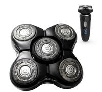 RX7 Shaver Replacement Heads for Remington, Compatible with Remington Balder RX7 XR1600 BOSS XR7120 XR7100, 5 Dual Track Floating Shaver Heads