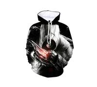 (RXA0051-2, XXXL) Men's Autumn/Winter Assassin's Creed Movie 3D Print Hooded Sweatshirt
