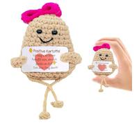 RxaGtn Positive Potato, Courage Gift, Creative Lucky Potato with Encouragement Cards and Small Hug Lucky Charm, Get Well Soon Gifts Lucky Charm Exam Motivational Gifts