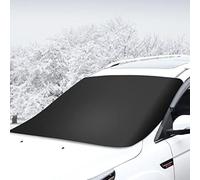 RXATTWVLY Car Windscreen Cover, for Mitsubishi L200 2.2 DI-D/2.4 DI-D Heavy Duty Ultra Thick Snow Ice Frost Protector All Weather Vehicle Sun Block Exterior Anti Freeze Protector