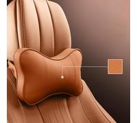 RXBBDL Car seat neck pillow and lumbar support pillow for Corvette C6 Z06/ZR1 LS9 LS7 Car Headrest Pillow Car Seat Lumbar Pillow Seat Accessories,Orange-Headrest