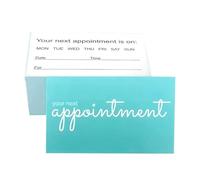 RXBC2011 Appointment Reminder Cards Pack of 100 blue