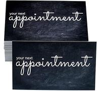 RXBC2011 Appointment Reminder Cards Pack of 500 Chalkboard Black and White