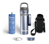 RXCOOLERS MAX Auto Shut Off Medicine Travel Cooler TSA Approved Insulin Cooler (1-7 Medication Pens) 2N1 USB + BIOGEL Portable Medical Bag Diabetes epipen Travel case