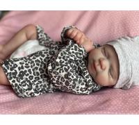 RXDOLL 18 Inch Asleep Reborn Baby Dolls Boy Realistic Newborn Doll Soft Body Weighted Baby Dolls That Look Real Life Silicone Babies Reborn Doll for Kids Age 3+