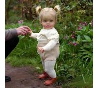 RXDOLL Big Size Realistic Reborn Baby Dolls 26 Inch Reborn Toddler Doll Soft Weighted Cloth Body Real Life Baby Doll Rooted Hair Lifelike Toddler Dolls for Kids Age 3+