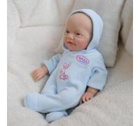RXDOLL Mini Reborn Baby Dolls Silicone Full Body Smiling Boy 8 Inch Lifelike Realistic Micro Baby Doll Super Soft Solid Silcone Small Preemie Tiny Babies Doll Waterproof Toy Gift
