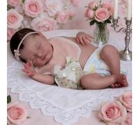 RXDOLL Real Life Reborn Baby Dolls Anatomically Correct Girl 20 Inch Realistic Baby Dolls Silicone Full Body Vinyl Real Life Newborn Doll Handmade Toy Gifts for Kids & Collectors