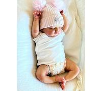 RXDOLL Realistic Baby Doll, 45 cm, Soft Fabric, Sleeping Realistic Reborn Baby Dolls That Look Like Real Newborns With Painted Hair, Toy, Gifts For Kids From