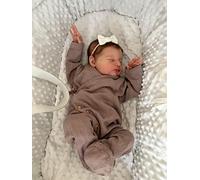 RXDOLL Reborn Baby Dolls Laura 20 Inch Real Life Newborn Baby Dolls Soft Silicone Full Body Girl Squishy Silicone Baby Doll Poseable Anatomically Correct Gift for Age 3+