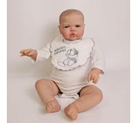 RXDOLL Reborn Toddler Baby Dolls Boy Awake Pickle 24 Inch Realistic Baby Doll Soft Cloth Body Life Like Baby Dolls That Look Real Silicone Babies Reborn Toddler Doll