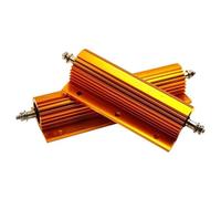 RXG24 Aluminum housed resistor,golden aluminum shell resistor.100w 150w 200w 250w 300w 500w,Discharge resistor,Decoding resistor(2ohm,150w)