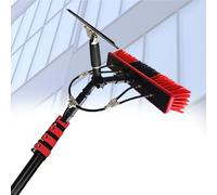 RxGhyl Conservatory Roof Cleaner,Window Cleaning Equipment, Water Fed Pole Kit, Water Fed Telescopic Brush,Cleaning Brush Photovoltaic Panel Cleaning, with Squeegee 35cm-9m/30FT