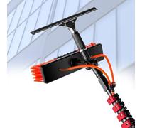 RxGhyl Window Cleaning Water Fed Poles,Water Fed Telescopic Brush, Brush Extendable Cleaner,Cleaning Photovoltaic and Solar Panels,for Outdoor Window Glass Cleaning 35cm-9m/30FT