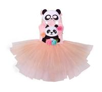 Rxgiasup 3pcs Panda Tail Tutu Dress Panda Costume Accessories Set Animal Cosplay Costume Halloween Party Decoration Animal Cosplay Costume